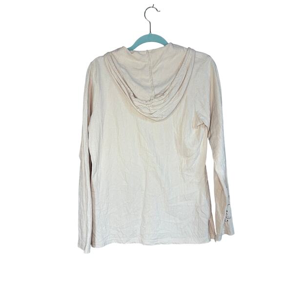 Artisans Women’s Embroidered Pullover, Beige, Size M, EUC - Picture 2 of 7